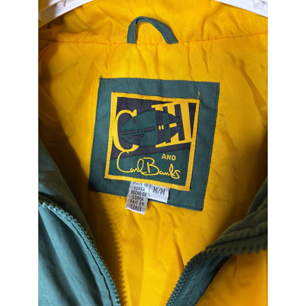 Vintage Green Bay Packers‎ G-III Carl Banks Jacket Green Gold Mens Medium NFL - Picture 3 of 10